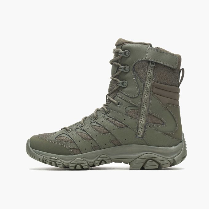 Men’s Moab 3 8″ Tactical Zip Waterproof Boot