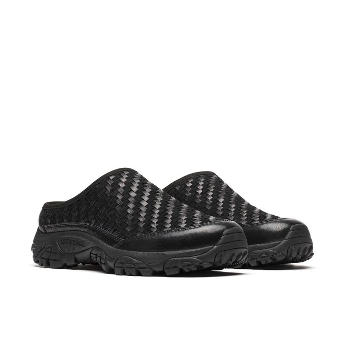 Moab 2 Slide Leather Woven 1TRL